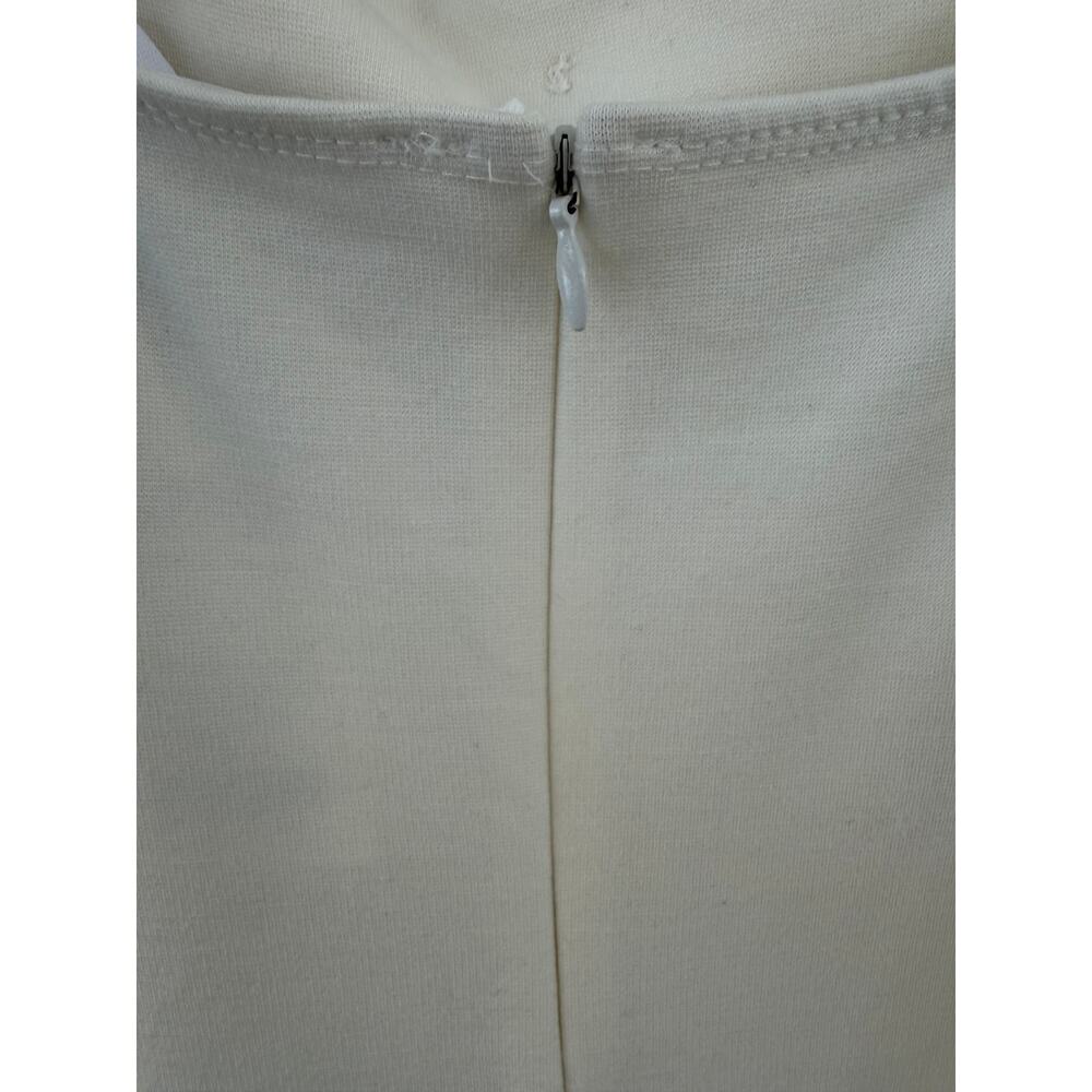 Stella Luce Cream Midi Dress NWT Button Detail Sleeveless Elegant Summer Dress - Picture 7 of 8